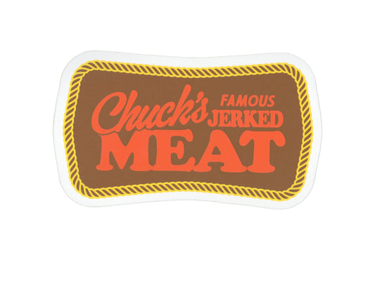 Chuck's Famous Jerked Meat Sticker